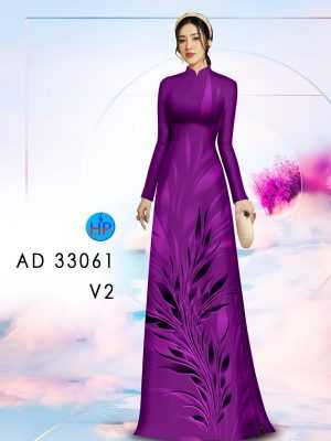Vải Áo Dài Hoa In 3D AD 33061 31